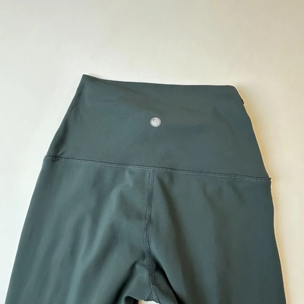 Yogalicious Pants Womens XS Green High Rise Flare Leg Yoga Leggings Athletic - Picture 11 of 11